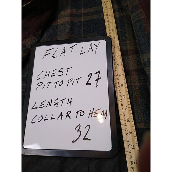 VTG CARHARTT Chore Jacket Burgundy Blanket Lined Coat 90s Made in USA Union 2XL - Picture 10 of 10